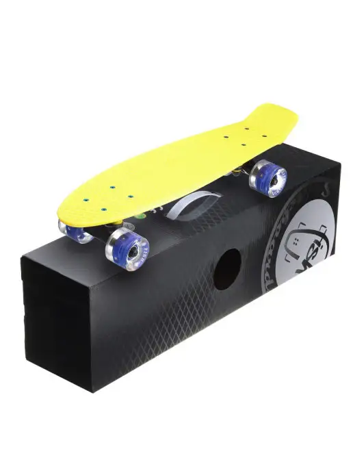 Fish Skateboards Пенни Борд 22" 56 см LED, желтый, фото 3