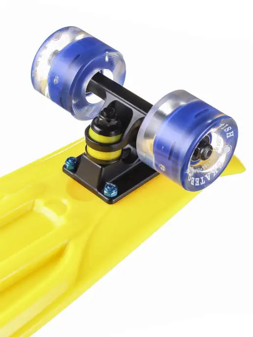 Fish Skateboards Пенни Борд 22" 56 см LED, желтый, фото 5