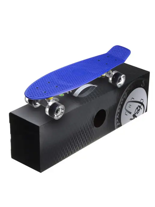 Fish Skateboards Пенни Борд 22" 56 см LED, синий, фото 3