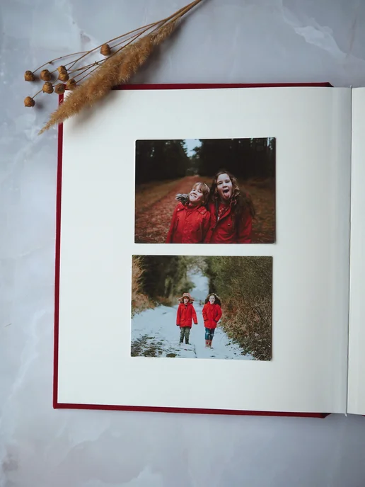 Запиши и подари Альбом для фотографий и записей. Фотоальбом и подарок, красный, фото 5