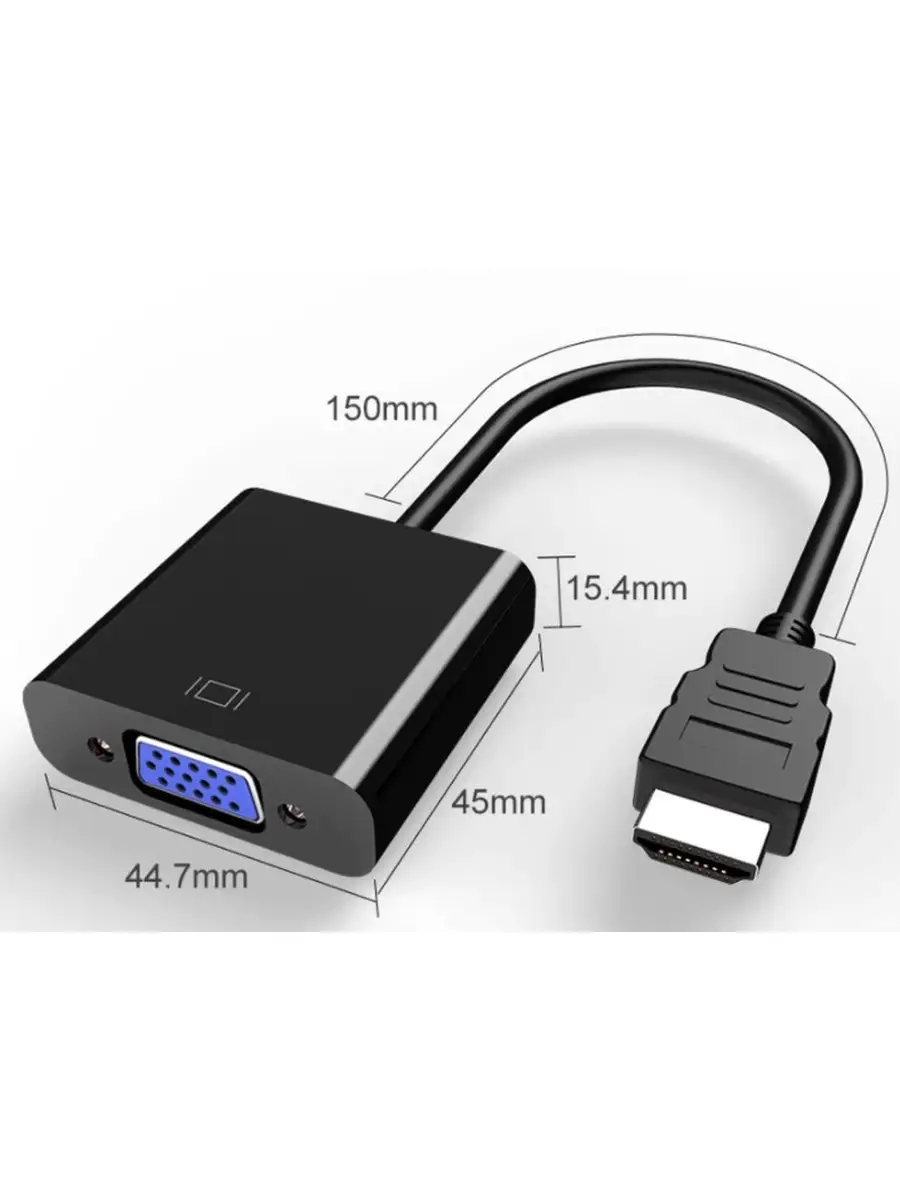 Конвертер видео HDMI VGA конвертер, из HDMI на VGA,d-sub MRM-POWER 36996731  купить за 310 ₽ в интернет-магазине Wildberries