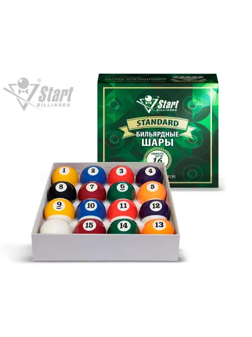 Start Billiards Шары для бильярда (пул) Standard 57,2 мм, 57 2, фото 3