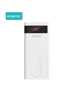 Внешний аккумулятор Sense 8P+, 30000mAh, 5V 3A, 9V 2A Romoss 37031113 купить за 2 020 ₽ в интернет-магазине Wildberries