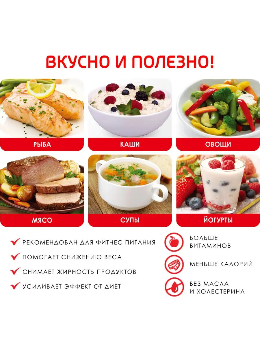 Аэрогриль Fitness Grill HX-2100 HOTTER 37047917 купить в интернет-магазине  Wildberries