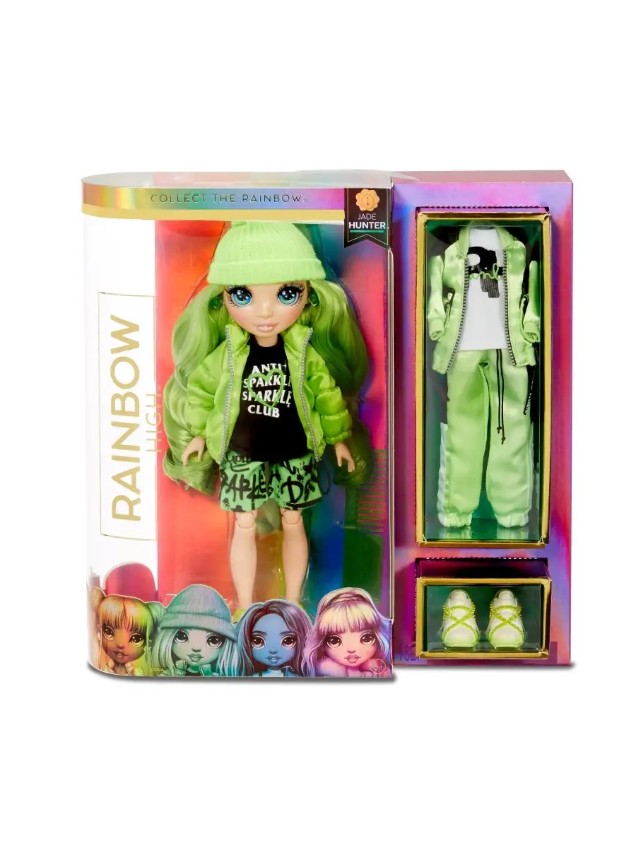 Fashion Doll- Jade Hunter / Кукла Rainbow High Rainbow High 37081083 купить  в интернет-магазине Wildberries