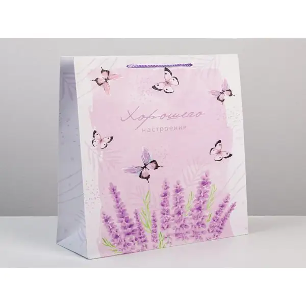 Пакет подарочный бумажный женский