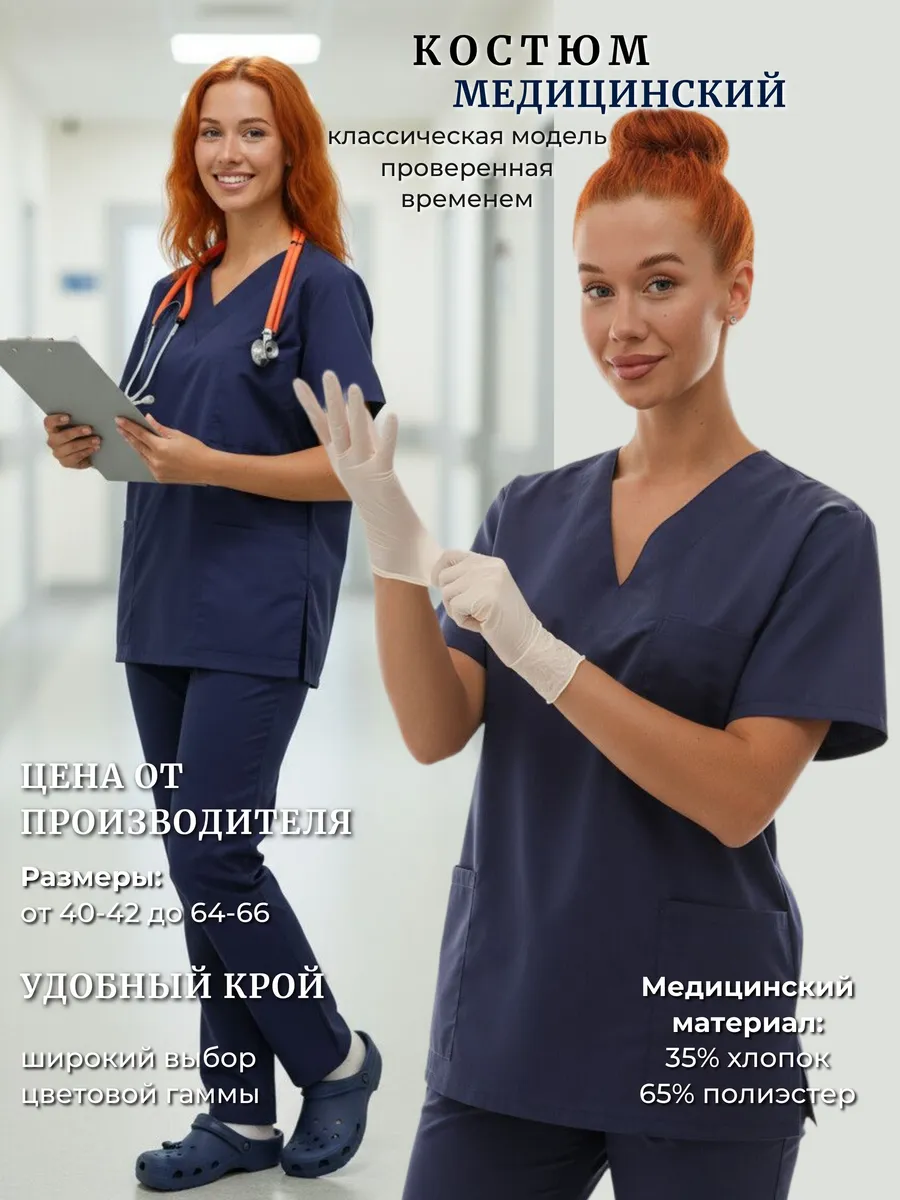 Костюм медицинский форма хирурга