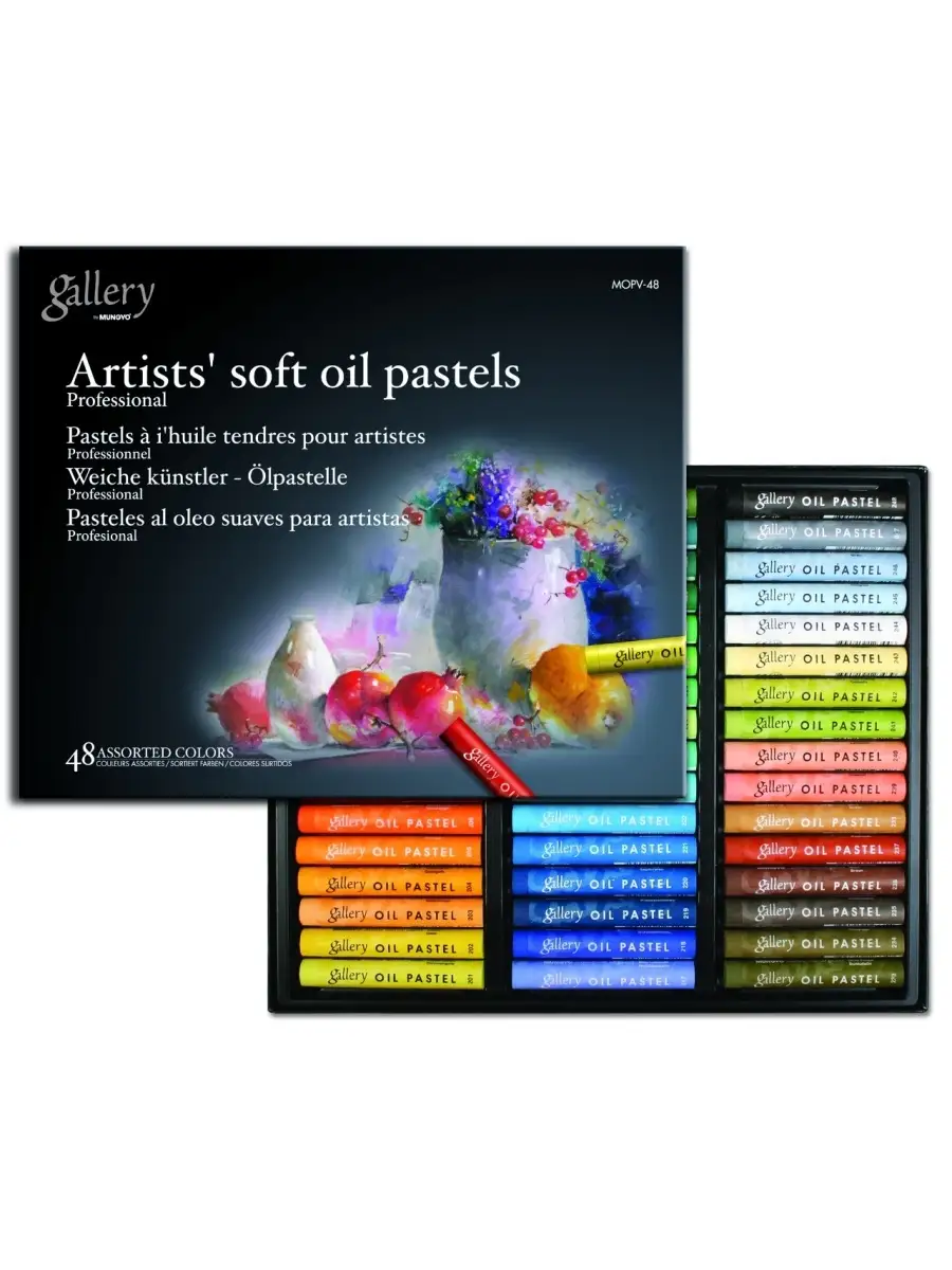 Набор пастели Mungyo Gallery Soft Oil, масляная 48 цветов MUNGYO
