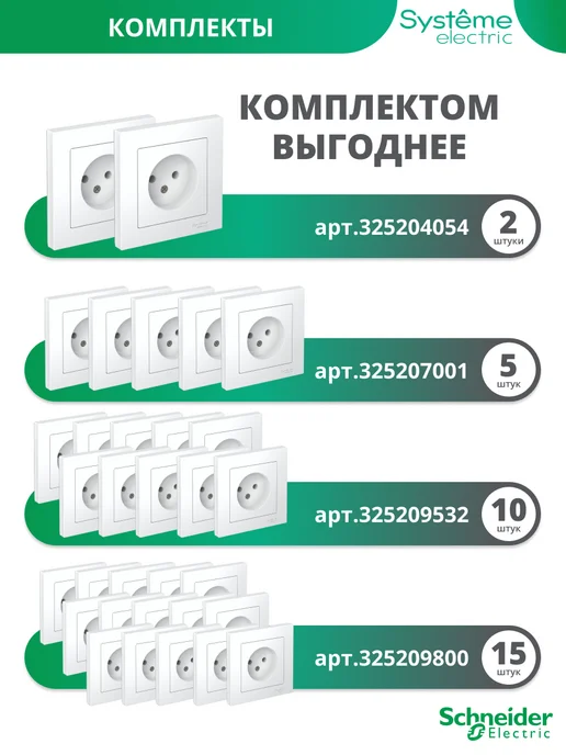 Systeme Electric Одинарная розетка с рамкой внутренняя Шнайдер Atlas Design, белый, фото 2