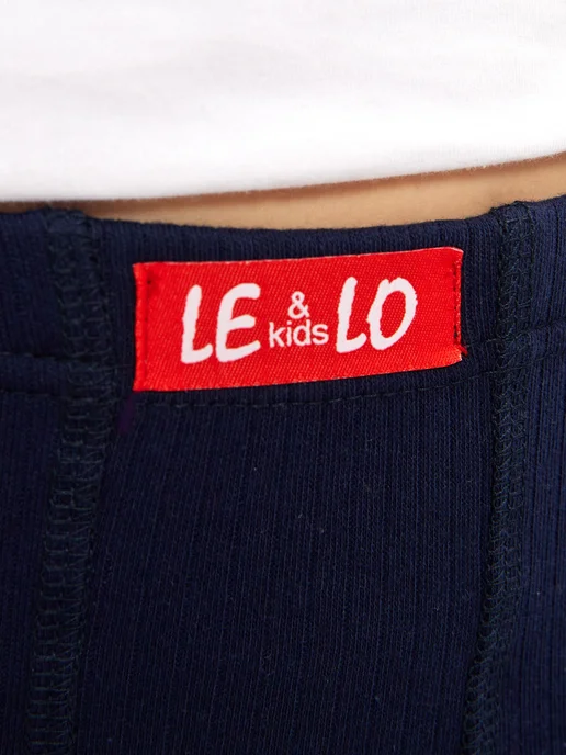 LE&LO Кальсоны детские хлопок 100% без начеса, синий, фото 6