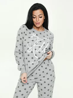 Костюм домашний утепленный с легким начесом lovetex.store 37239105 купить за 1 767 ₽ в интернет-магазине Wildberries