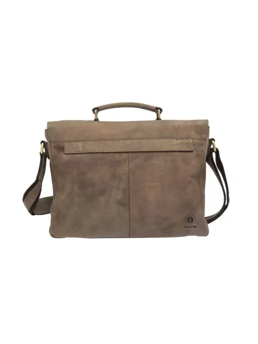 KLONDIKE 1896 Портфель мужской кожаный KLONDIKE KD1040-02, коричневый, фото 3