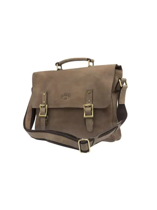 KLONDIKE 1896 Портфель мужской кожаный KLONDIKE KD1040-02, коричневый, фото 5