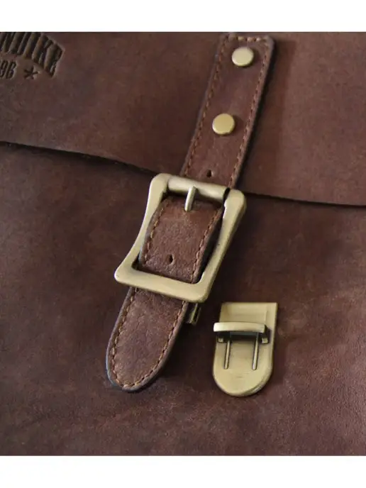 KLONDIKE 1896 Портфель мужской кожаный KLONDIKE KD1040-02, коричневый, фото 7