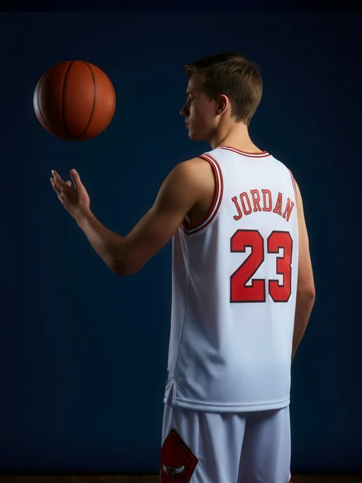 ПроФорма Баскетбольная форма Jordan Bulls, белый, фото 6