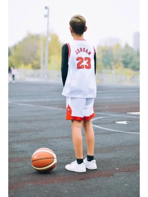 ПроФорма Баскетбольная форма Jordan Bulls, белый, фото 8