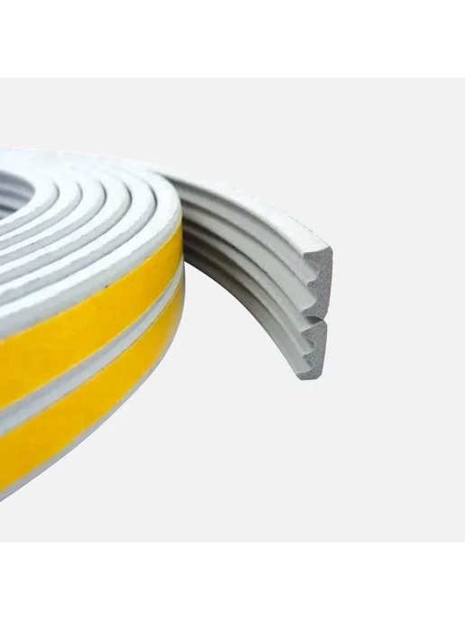profitrast Уплотнитель EPDM самоклеящийся для дверей и окон, белый, в упаковке 2,6 кг, фото 2