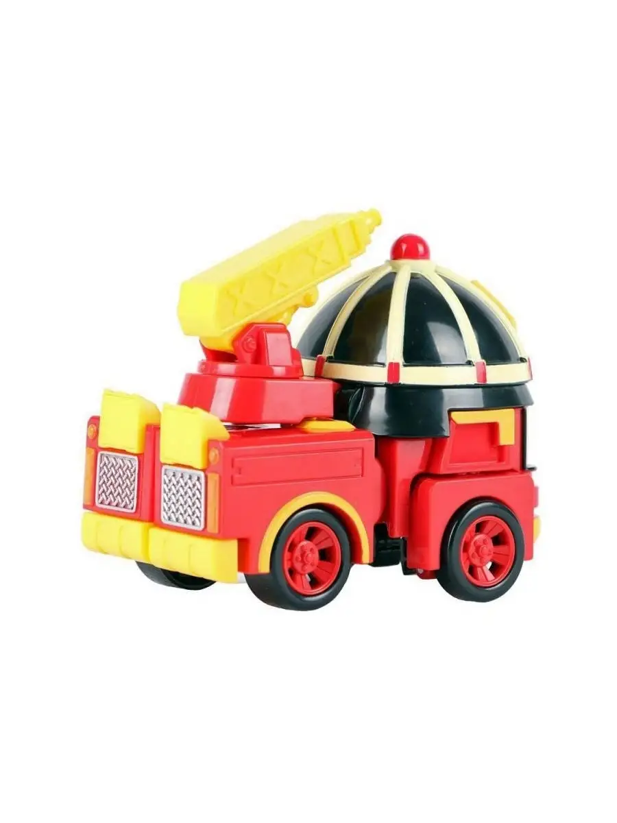 Машинка Silverlit Рой трансформер, пожарная машина, 10 см Robocar Poli  37321738 купить в интернет-магазине Wildberries