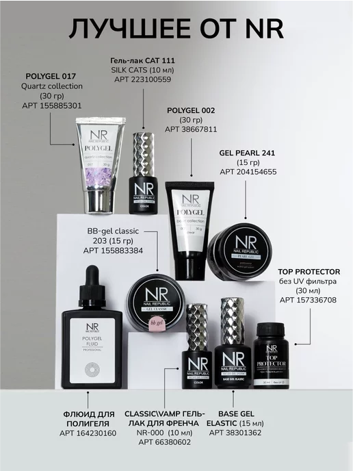 Nail Republic Гель лак цветной для маникюра и педикюра, вариант, фото 8