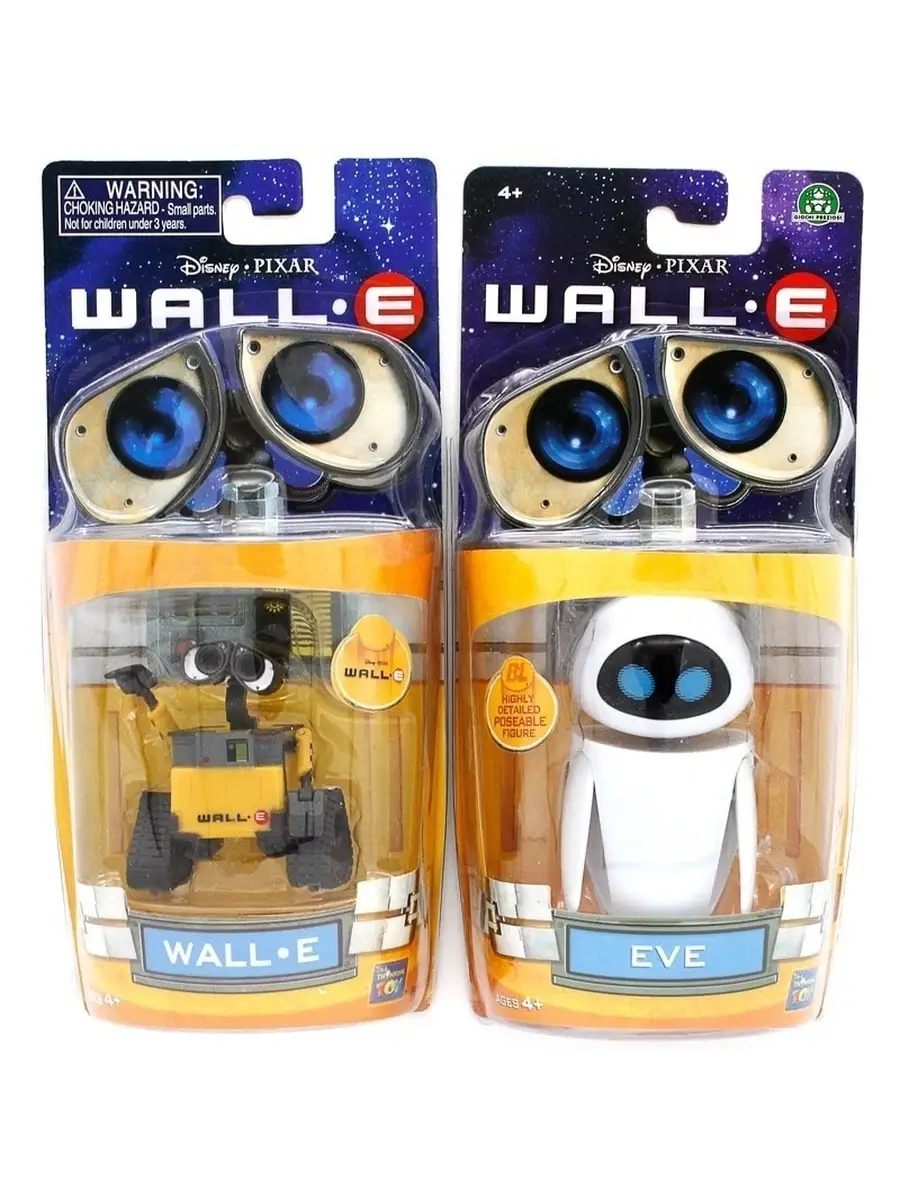 Набор фигурок Валли и Ева Wall-E и EVE (6-10см) Wallfun 37383358 купить в  интернет-магазине Wildberries