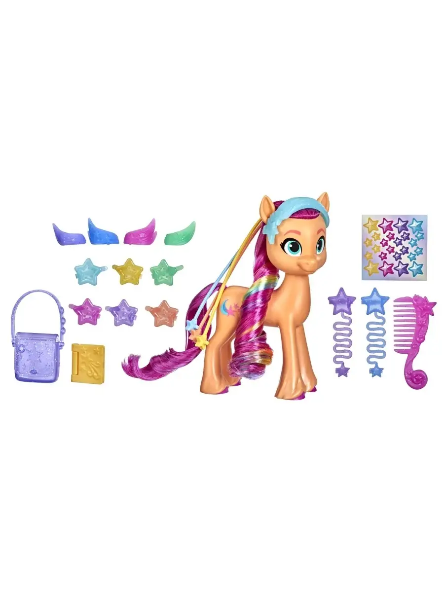 Игрушка Май Литтл Пони Фильм Радужные волосы Санни MY LITTLE PONY F1794 My  Little Pony 37426138 купить в интернет-магазине Wildberries