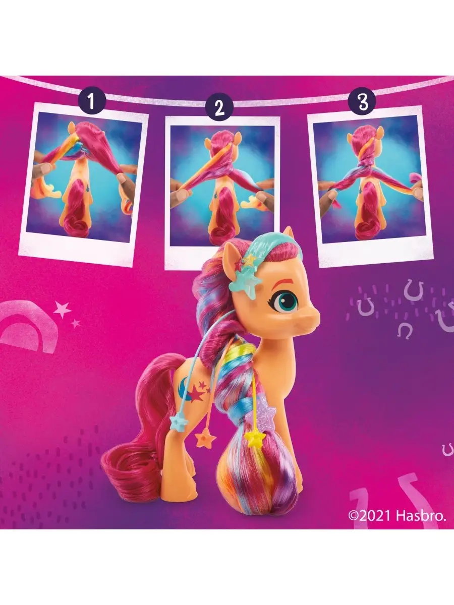 Игрушка Май Литтл Пони Фильм Радужные волосы Санни MY LITTLE PONY F1794 My  Little Pony 37426138 купить в интернет-магазине Wildberries