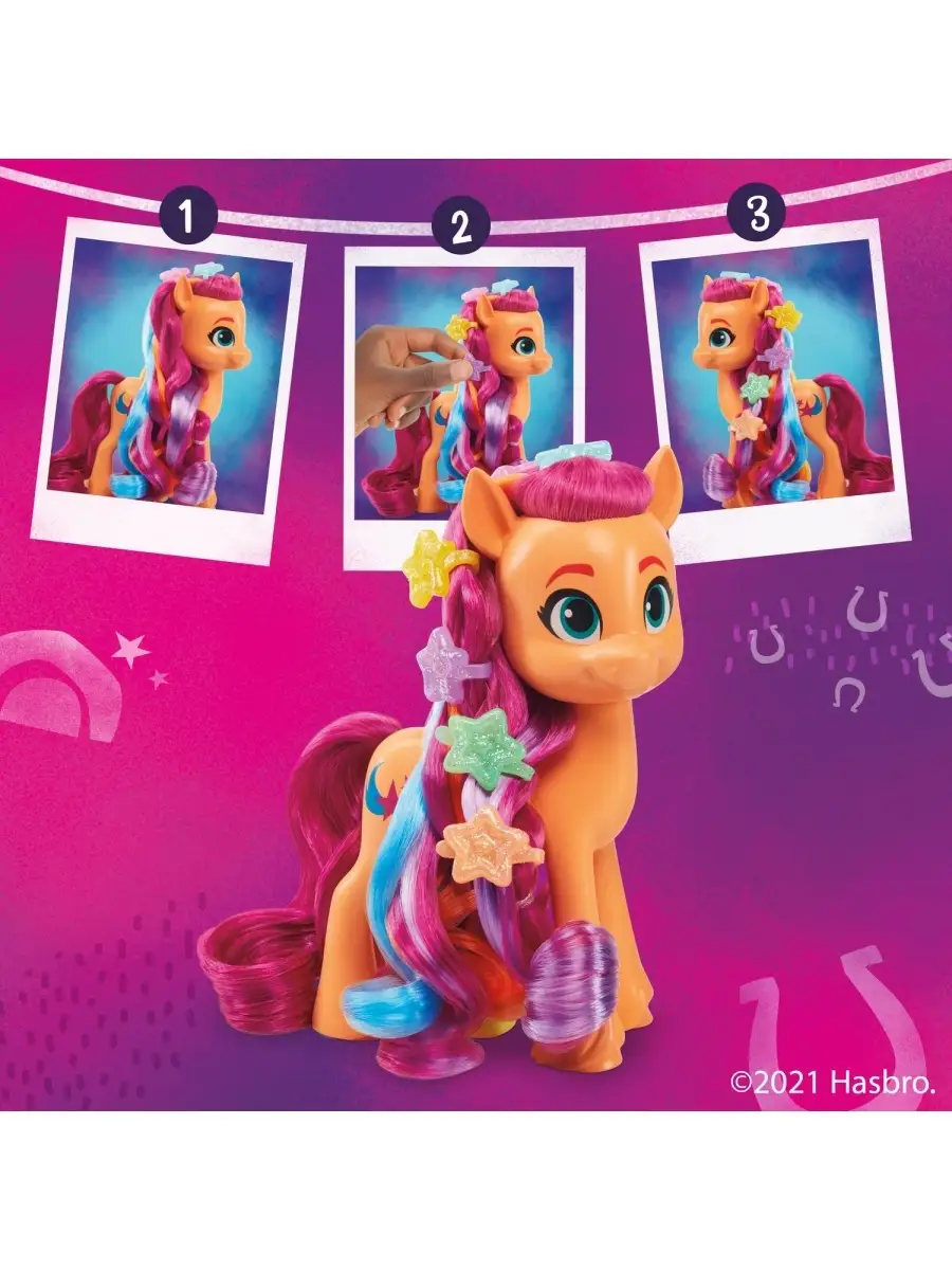 Игрушка Май Литтл Пони Фильм Радужные волосы Санни MY LITTLE PONY F1794 My  Little Pony 37426138 купить в интернет-магазине Wildberries