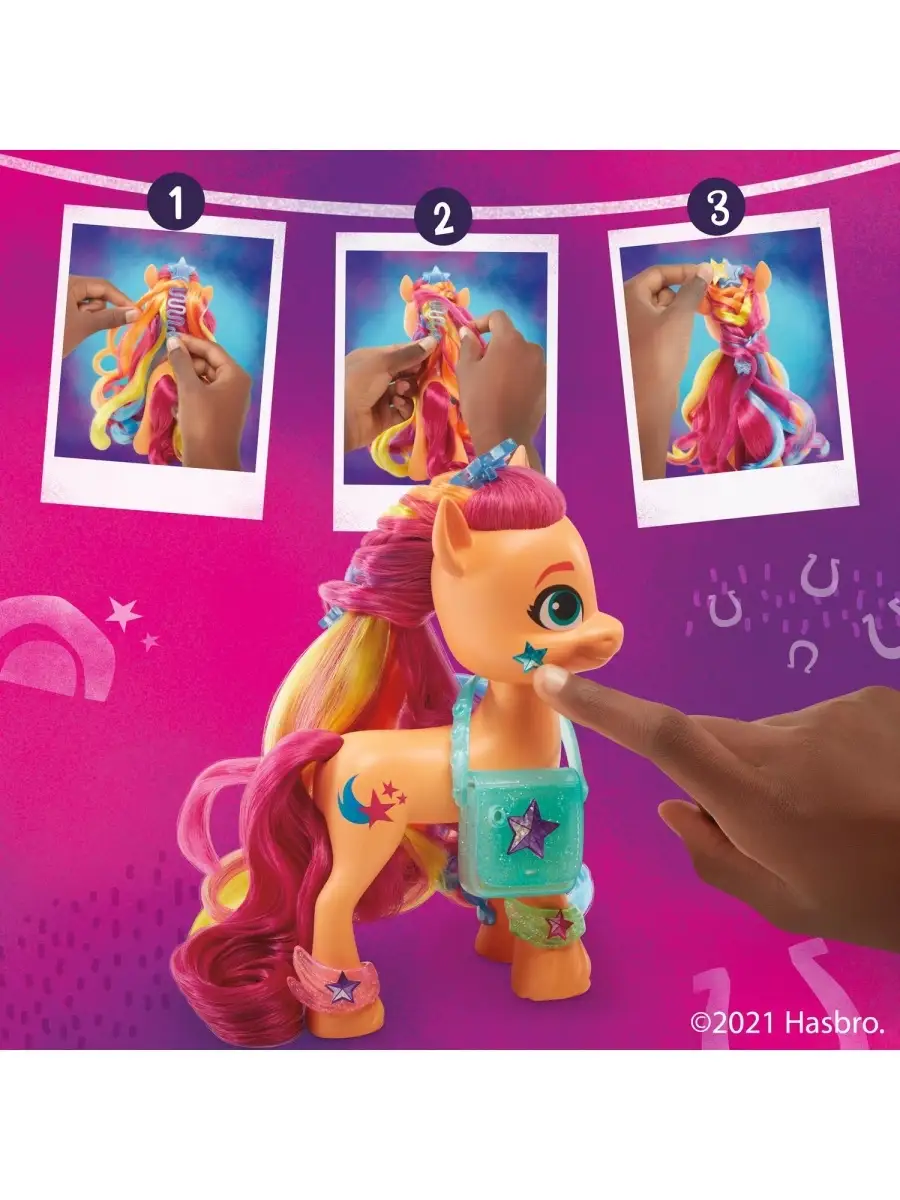 Игрушка Май Литтл Пони Фильм Радужные волосы Санни MY LITTLE PONY F1794 My  Little Pony 37426138 купить в интернет-магазине Wildberries