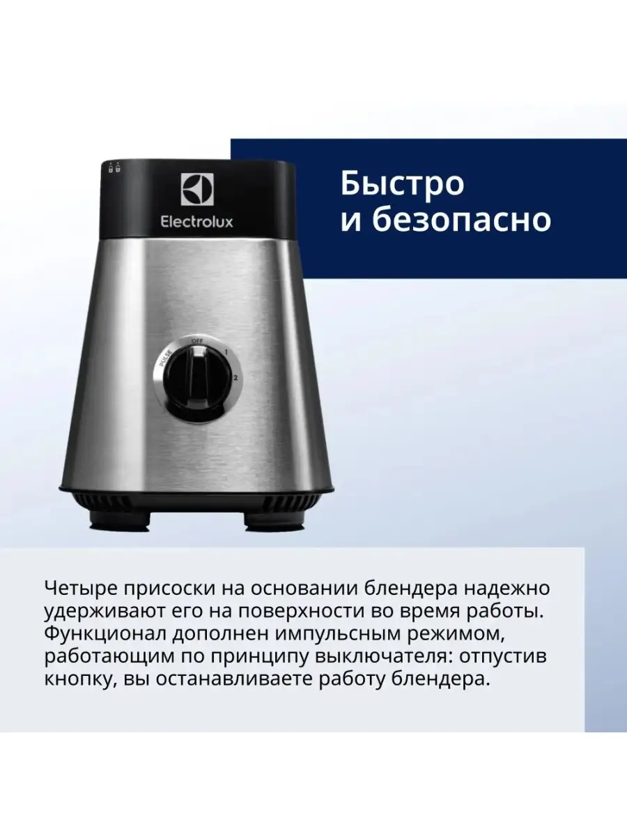 Настольный блендер ESB2500 Good To Go, 300 Вт Electrolux 37431681 купить в  интернет-магазине Wildberries