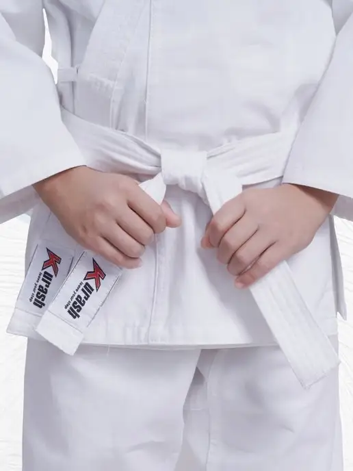 KURASH Кимоно для карате спортивное детское 220 гм, белый, фото 7