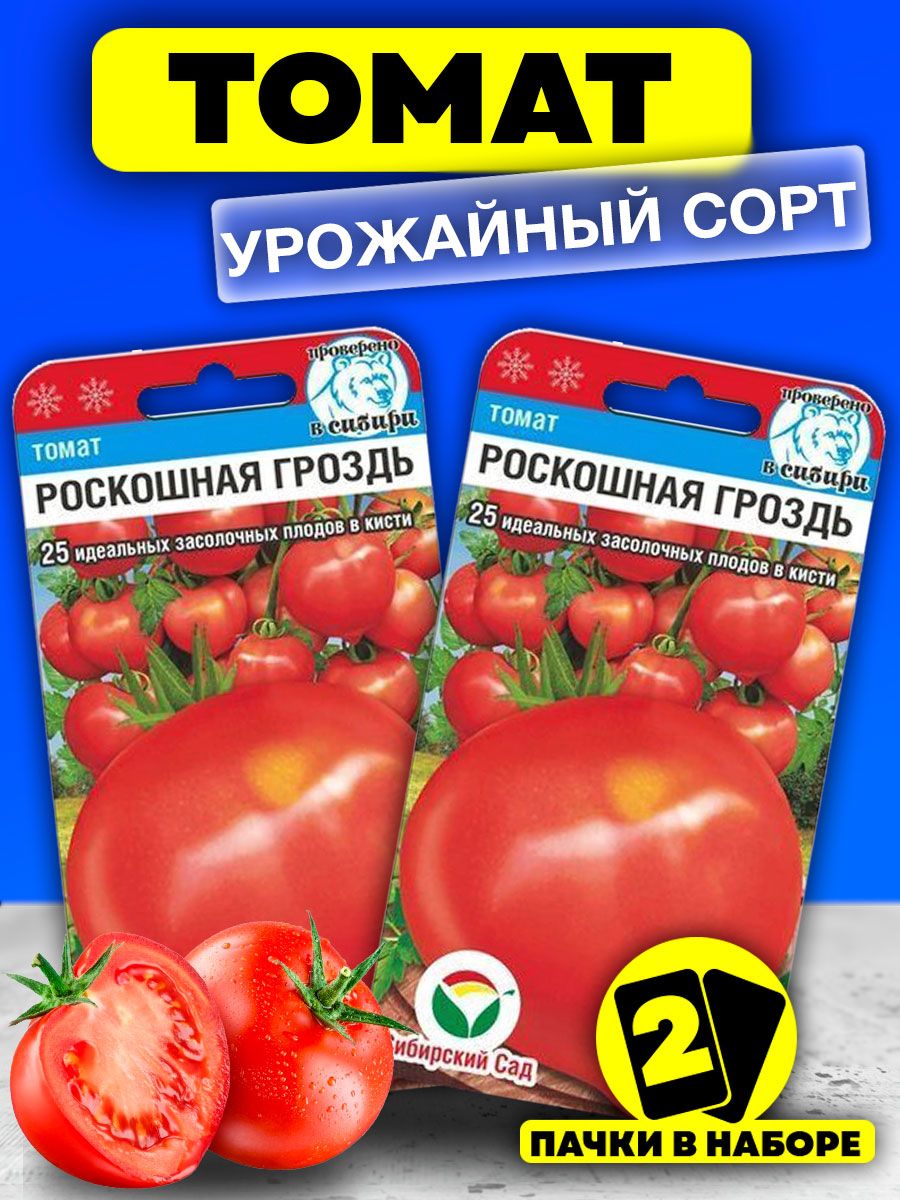 Томат роскошная гроздь. Помидоры роскошная гроздь. Фирма Сибирский сад томаты сорта золотой Алатау.