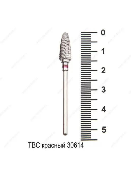Nail Best Фреза для снятия ТВС 30614 красный пояс, красный, фото 2
