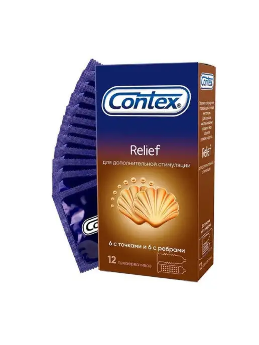 CONTEX Презервативы Контекс Relief, 12 шт, 12 шт, фото 3