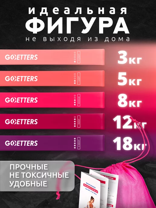 GOBETTERS Резинки для фитнеса