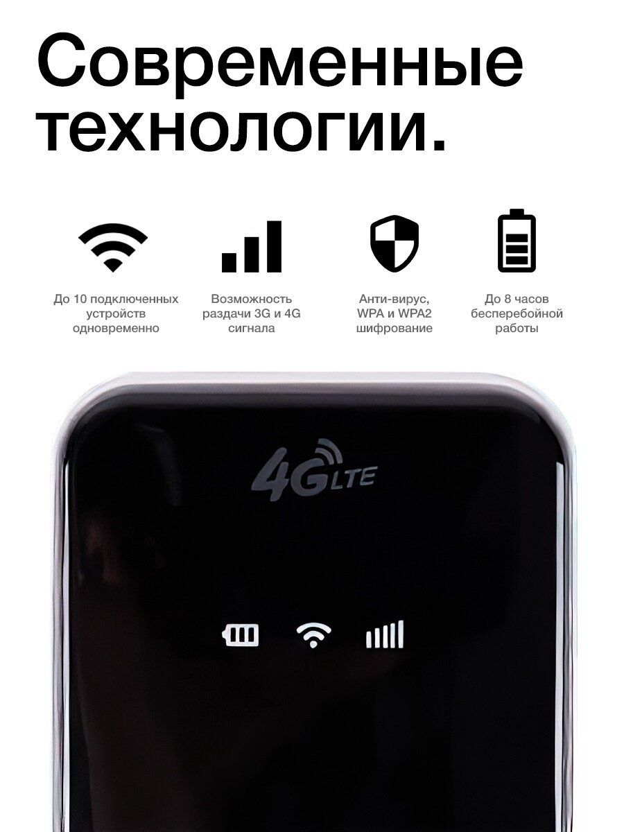 Мобильный wi fi роутер 4g с сим-картой Smart Home Beveiliging 37612143  купить за 2 025 ₽ в интернет-магазине Wildberries