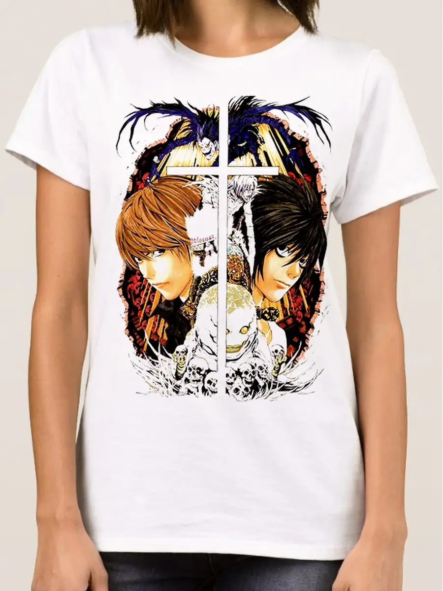 Футболка Аниме Тетрадь смерти / Death Note / Женская DreamShirts 37620082  купить за 1 495 ₽ в интернет-магазине Wildberries