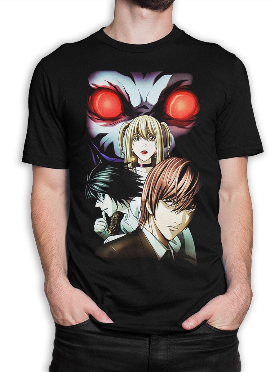 Футболка Аниме Тетрадь смерти / Death Note / Мужская DreamShirts 37621144  купить в интернет-магазине Wildberries