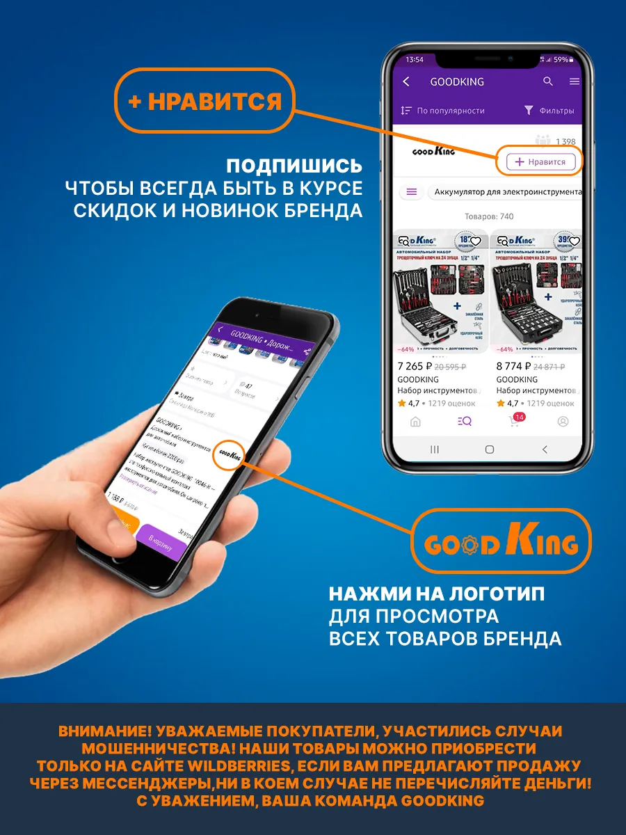 Набор инструментов многофункциональный 137 пр. GOODKING 37626567 купить за  8 758 ₽ в интернет-магазине Wildberries