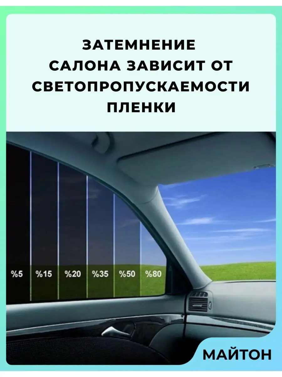 Тонировка для авто Лада Ваз 2109 Ваз 21099 Ваз 2114 Ваз 2115 МАЙТОН  37633304 купить за 1 025 ₽ в интернет-магазине Wildberries