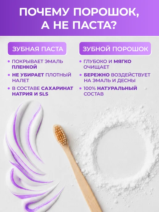 БиоБьюти Зубной порошок от камня и налета натуральный "Укрепление", вариант, фото 2