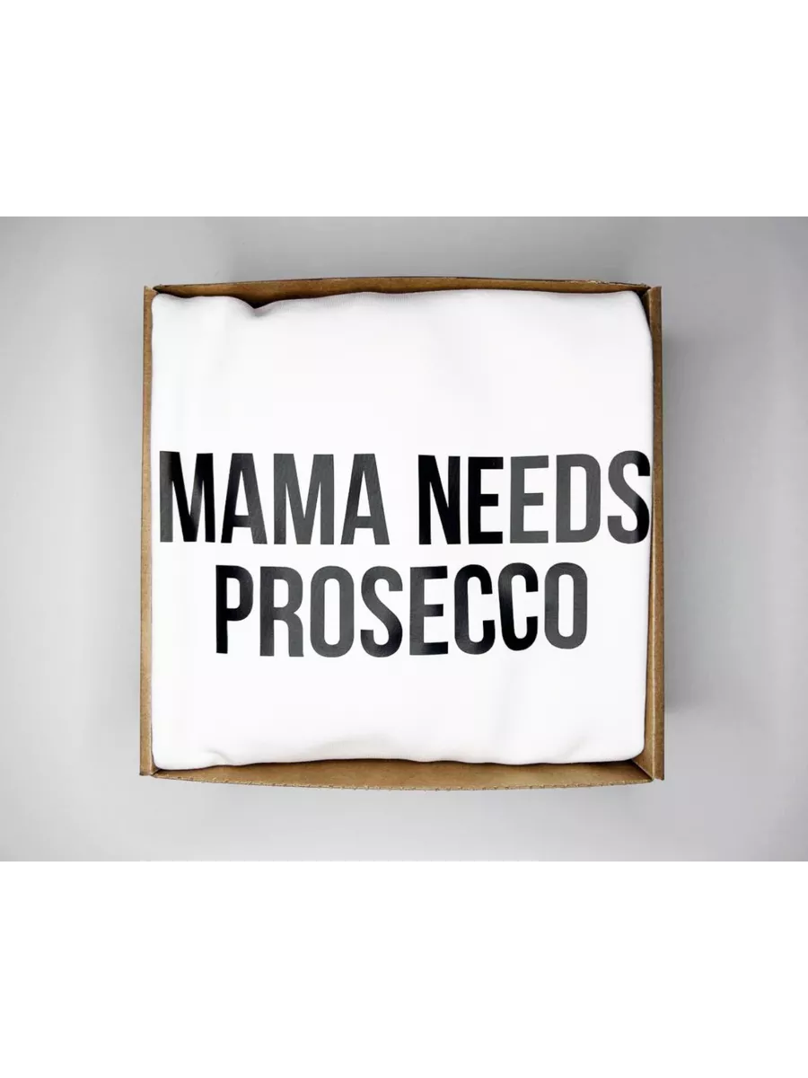 Худи с принтом без начеса - Mama Needs Prosecco KIRILL KARAVAEV 37667021  купить за 5 084 ₽ в интернет-магазине Wildberries