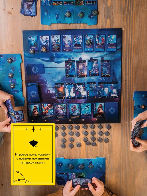 Cosmodrome Games Настольная игра для семьи и компании Акватика (базовая), синий, фото 7