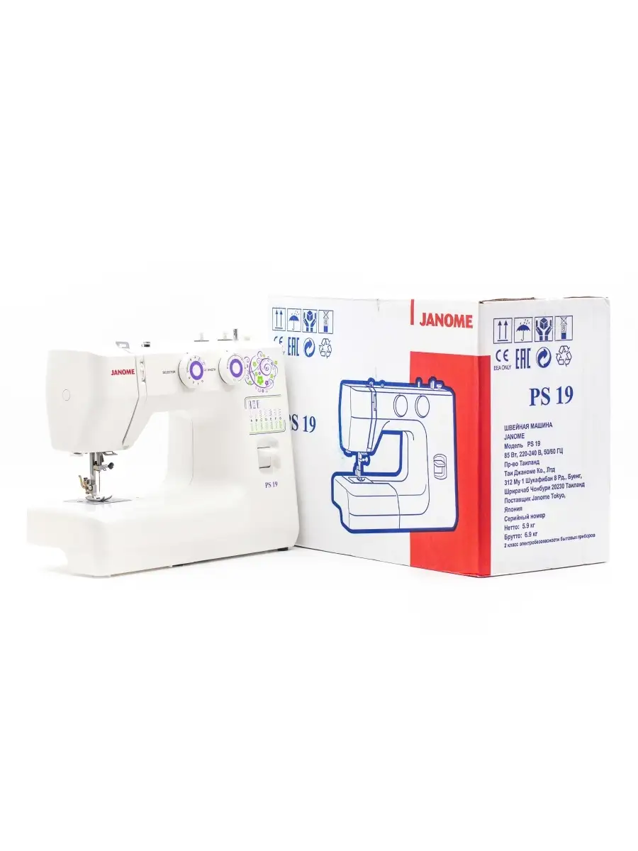 Швейная машина Janome PS-19/PS19/PS 19 Janome 37693072 купить в  интернет-магазине Wildberries