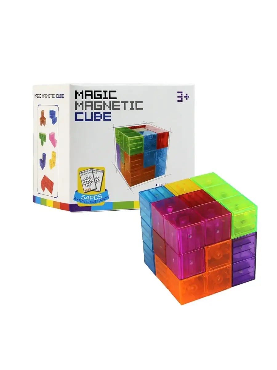 Логический куб кубик рубик Магнитный Magnetic Magic Cube 730A XINBIDA  37694526 купить в интернет-магазине Wildberries