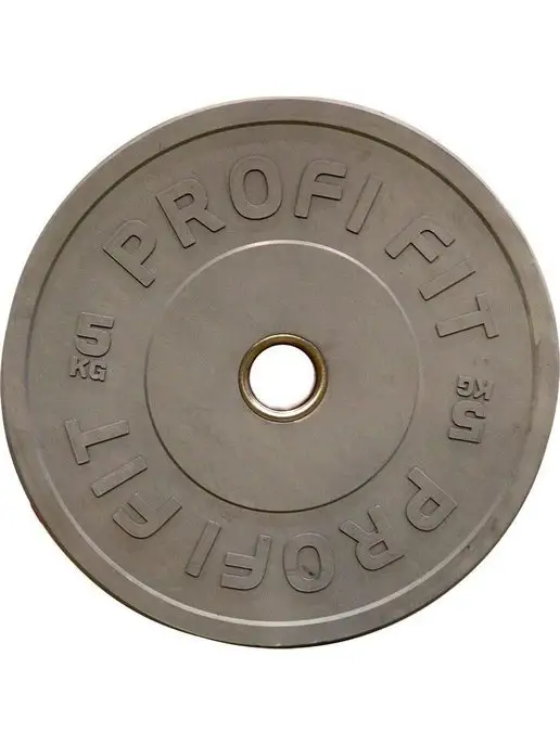 PROFI FIT Диск для штанги каучуковый, 5 кг, 5 кг, фото 5