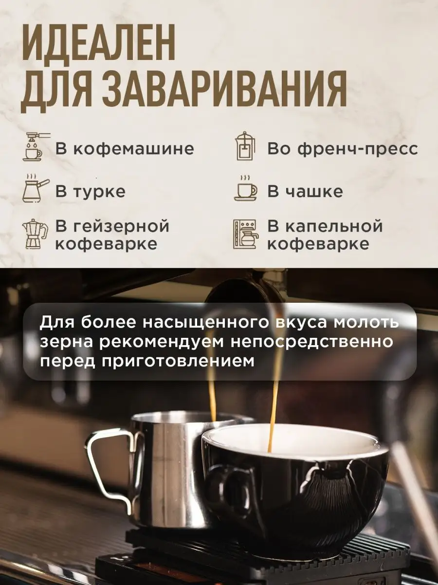 Кофе в зернах 1 кг арабика натуральный Black Cups 37761678 купить в  интернет-магазине Wildberries