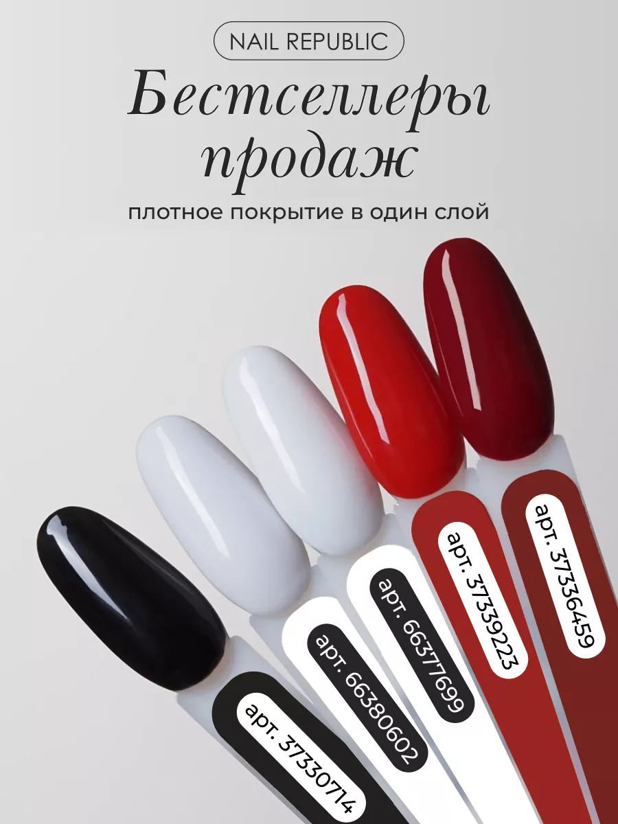 База для ногтей гель лака Nail Republic 37762927 купить за 541 ₽ в  интернет-магазине Wildberries