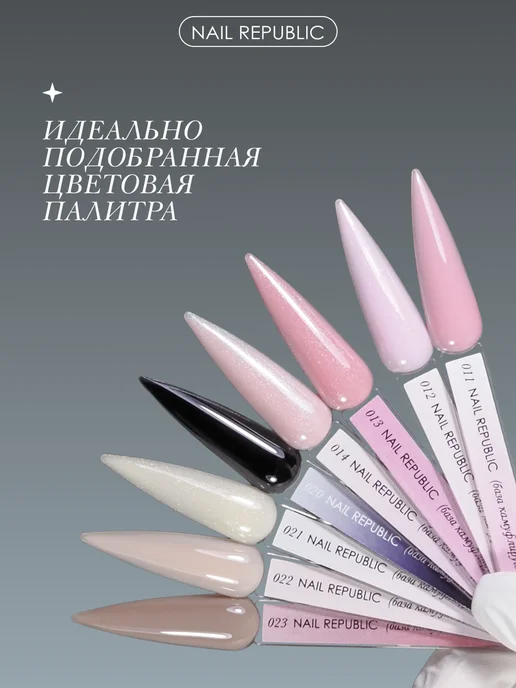 Nail Republic База для ногтей гель лака, фиолетовый, фото 7