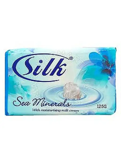 Silk Route Beauty Products МЫЛО ТУАЛЕТНОЕ SILK - ЭКСТРАКТ МОРСКИЕ МИНЕРАЛЫ И КРЕМ