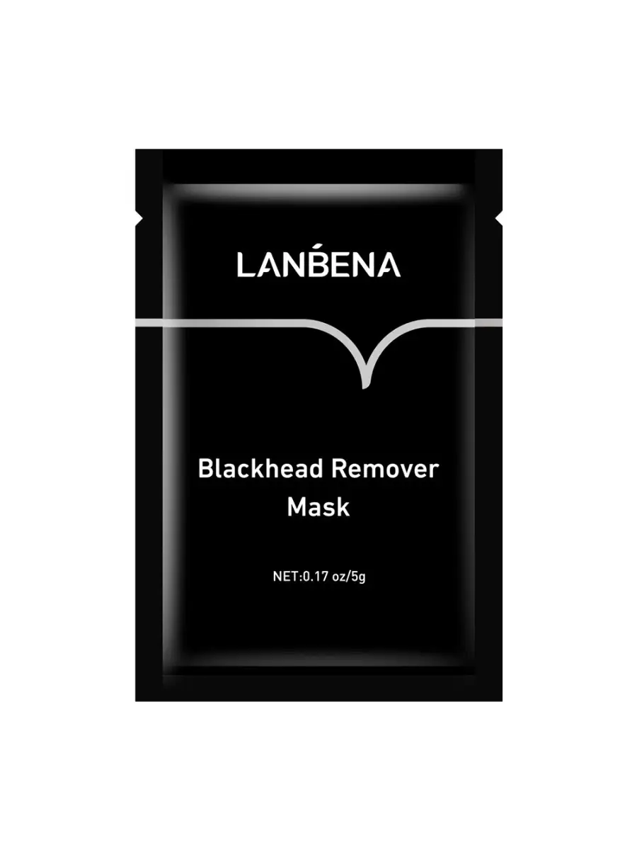 Ланбена Маска от черных точек с кисточкой аппликатором Blackhead Remover Mask, 17 мл (Lanbena, )